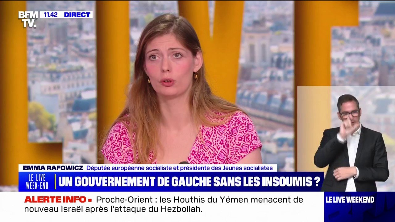 Emma Rafowicz (PS): "Nous avons envie de réenchanter la démocratie parlementaire, mise à mal pendant des années par Emmanuel Macron"