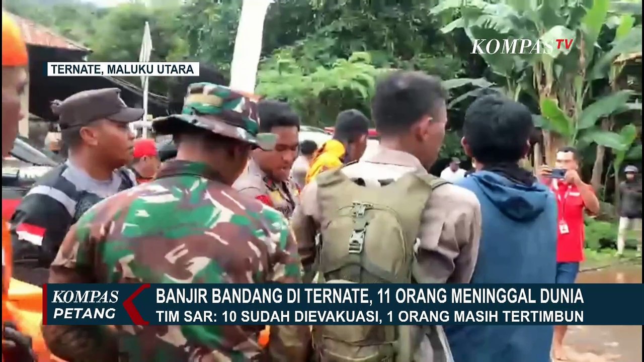 Tim SAR Gabungan Evakuasi 11 Jenazah Korban Banjir Bandang Ternate, 1 Korban Masih Dicari