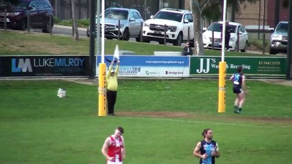 BFNL: Kallen Geary kicked some great goals for Eaglehawk v South Bendigo, rd 18, 2024