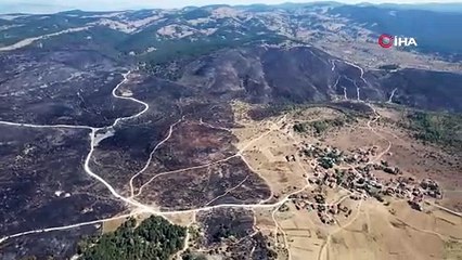 Bolu’daki yangından geriye kalan acı