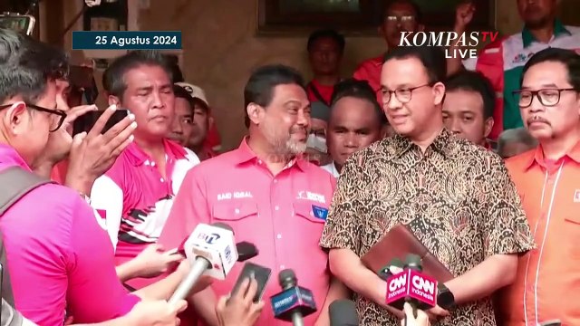 Anies Tunggu Keputusan PDIP, usai Didukung Partai Buruh Maju Pilkada Jakarta