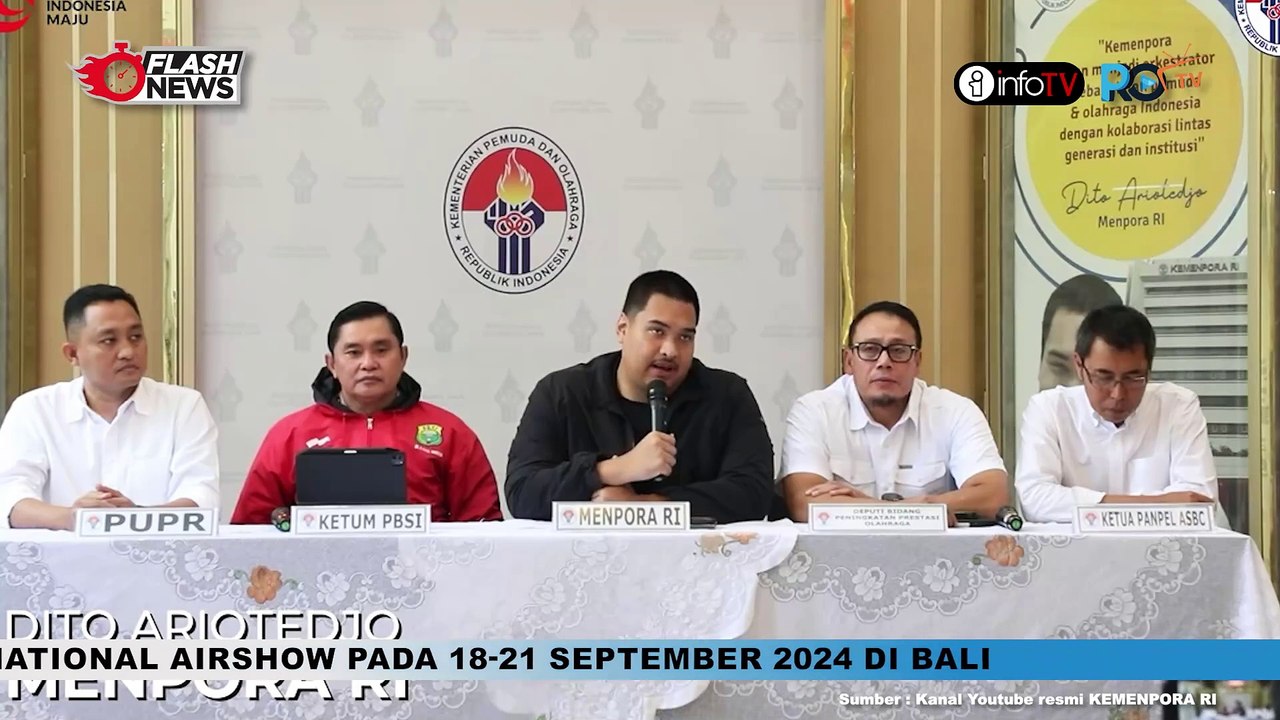 MENPORA DITO TERIMA KETUM PP PBSI FADIL IMRAN, BAHAS PEMBANGUNAN SPORT CENTER BULUTANGKIS