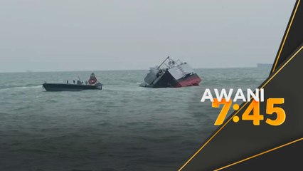 KD Pendekar terlanggar objek, 39 kru selamat