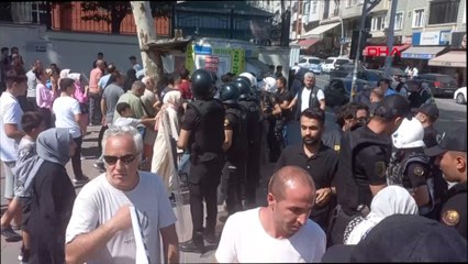 Sultangazi'de taş ocakları protestosunda gerginlik