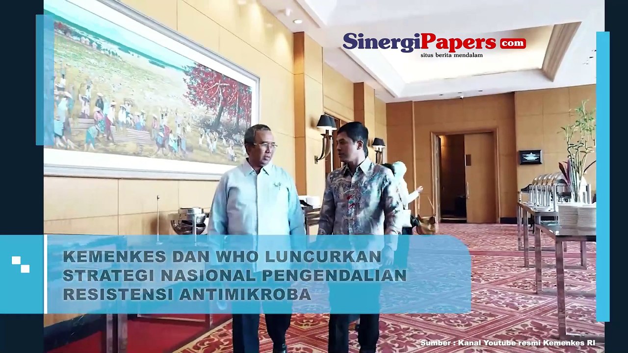 Kemenkes Dan WHO Luncurkan Strategi Nasional Pengendalian Resistensi Narkoba