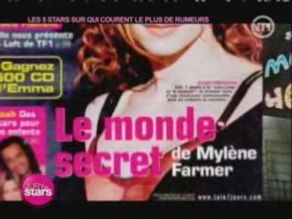 NT1 - Jury de stars - Mylène Farmer
