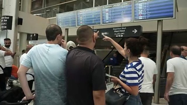 تعليق رحلات وتأخير أخرى في مطار بيروت الدولي وسط التصعيد بين حزب الله واسرائيل