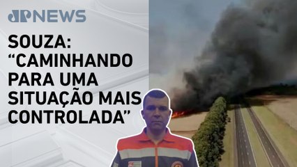 Incêndios continuam avançando no interior de São Paulo; tenente detalha