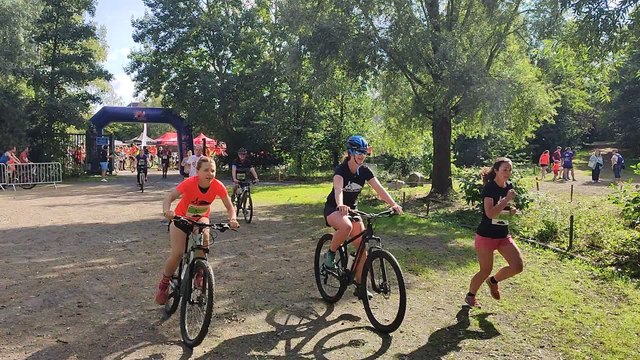 Run-bike la Charbonnade au Bois du Cazier: la longue distance