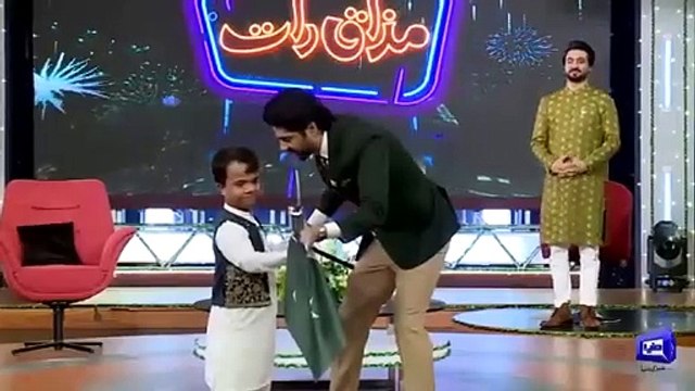 14 August Show Ki Shan Bany Nasir Madni | Police Officer | Imran Ashraf | Mazaq Raat Season 2