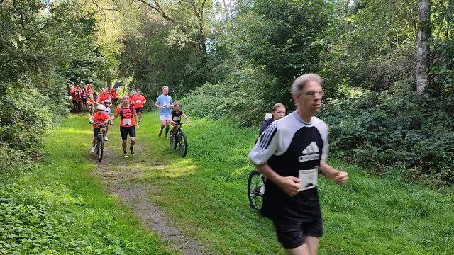 Run-bike la Charbonnade au Bois du Cazier: la courte distance