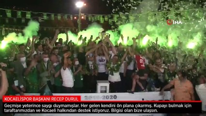 Kocaelispor, kaybolan kupasını arıyor