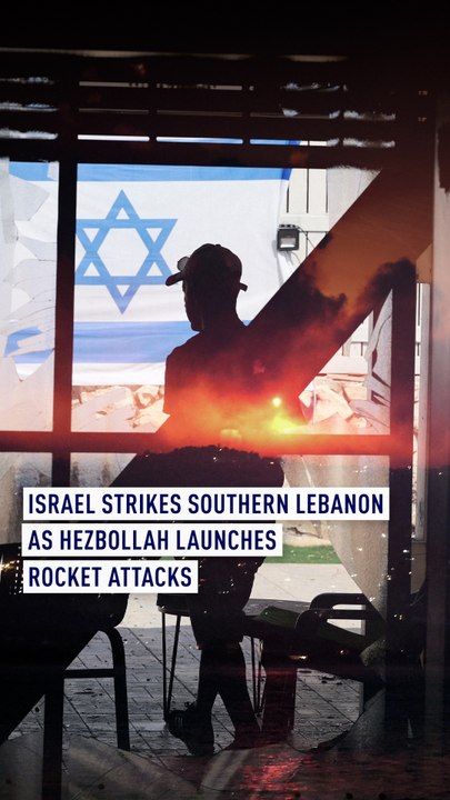 Israel strikes southern Lebanon as Hezbollah launches rocket attacks