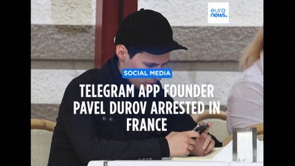 Telegram app founder Pavel Durov arrested at airport in France