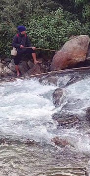 Hook and Rod Fishing in Nepal | Angling with Bamboo Stick | Asala Fishing | Himalayan Trout |