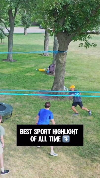 "Tranpolines Make Every Sport Better"....!!