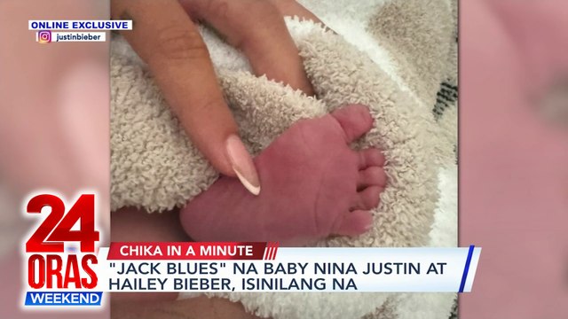 ONLINE EXCLUSIVE: Jack Blues na baby nina Justin at Hailey Bieber, isinilang na | 24 Oras Weekend