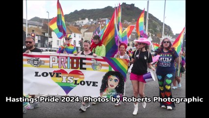 Hastings Pride 2024 in East Sussex on August 25 - In Pictures