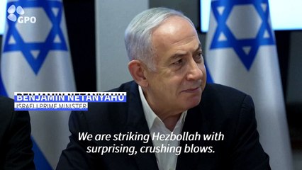 Israel's Netanyahu warns strikes in Lebanon 'not the final word'