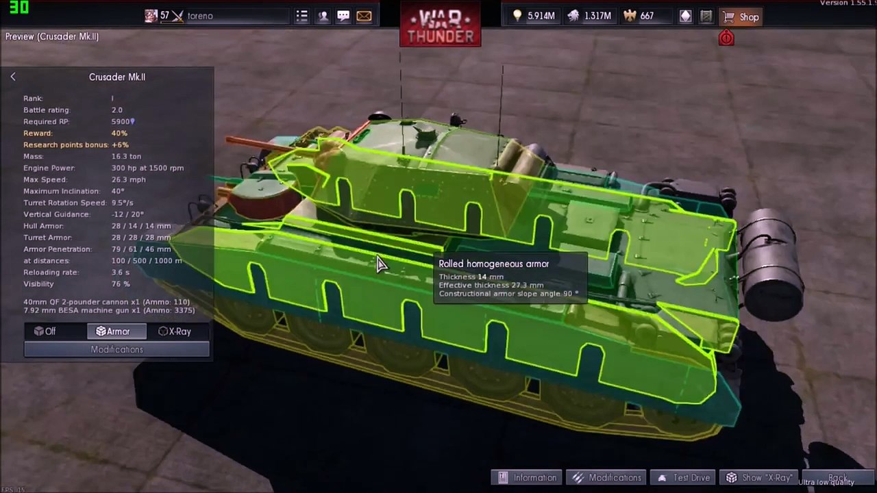 War Thunder - A brief look at the Patch 1.55 Dev server
