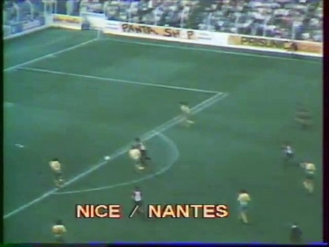 NICE - NANTES - 1980 - SAISON 1980/1981 -
