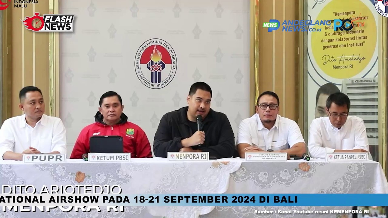 MENPERIN DITO TERIMA KETUM PP PBSI FADIL IMRAN, BAHAS PEMBANGUNAN SPORT CENTER BULUTANGKIS