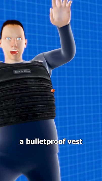 How A Bulletproof Vest Works  #science #sciencefiction #sciencefacts #scientist #foryoupageシ