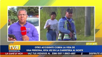 Hombre a bordo de su motocicleta murió tras accidente en carretera al norte