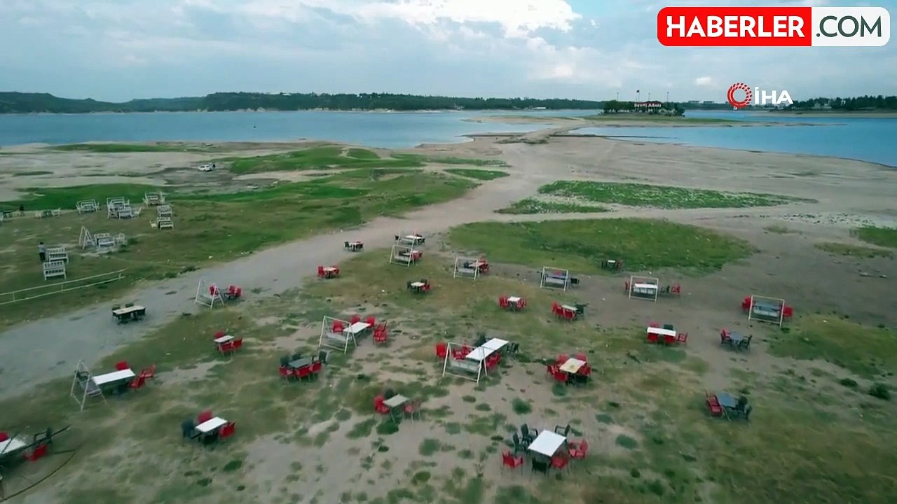 Seyhan Baraj Gölü'nde kuraklık alarmı! Sular 500 metre çekildi