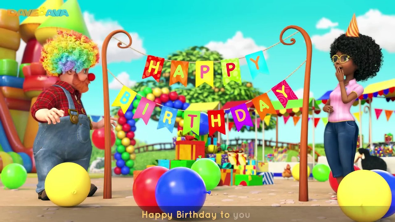 Happy Birthday Song - Baby Songs - Dave and Ava