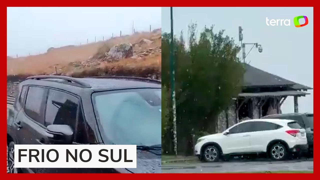 Santa Catarina registra neve na região serrana pela segunda vez no mês