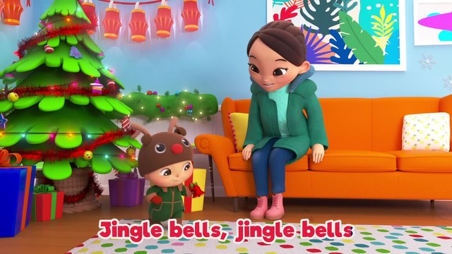 Jingle Bells - Fun in the Snow! | Baby Cartoons - Kids Sing Alongs | Moonbug