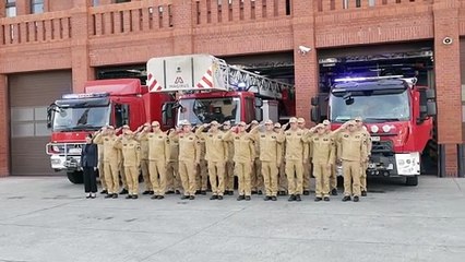 Uczcili pamięć zmarłych strażaków z Poznania