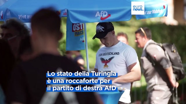 Germania, protesta contro l'estrema destra e AfD in Turingia in vista delle elezioni locali
