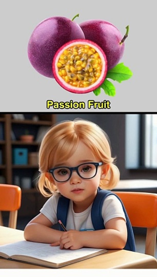 ⁣Fruits Names English for kids