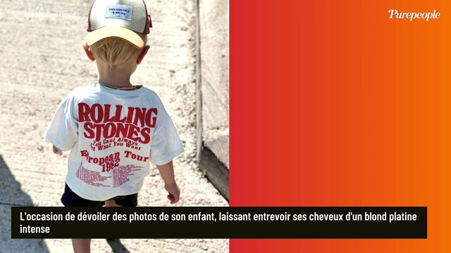 Cyril Lignac se la coule douce en Corse avec son fils, Léo, aux cheveux blond platine