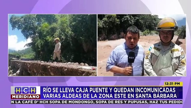 Casas inundadas, cajas puentes destruidas y zonas incomunicadas en Santa Bárbara