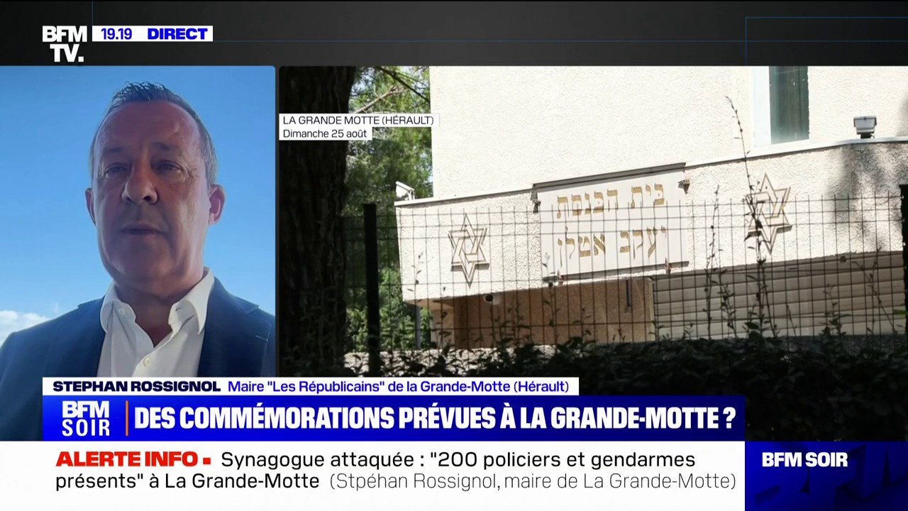 Synagogue attaquée à La Grande-Motte: un rassemblement de soutien à la communauté israélite prévu devant l'édifice religieux ce lundi