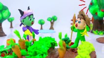 SUPERHERO POLICE STOPS VENUS FLY TRAP  Play Doh Stop Motion Cartoons