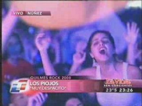 Los Piojos - Muy Desspacito Vivo Quilmes Rock 2008