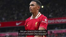 Slot 'understands' Alexander-Arnold frustration after being subbed off