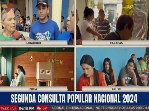 Jóvenes del estado Carabobo participan en esta segunda Consulta Popular Nacional