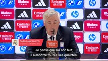 Real Madrid - Ancelotti : “Sur son but, Endrick a montré toutes ses qualités”