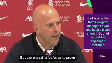 Descargar video: Slot 'encouraged' by Liverpool's start in the Premier League