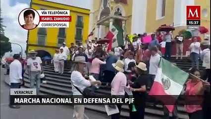 Veracruz se une a la marcha en defensa del Poder Judicial