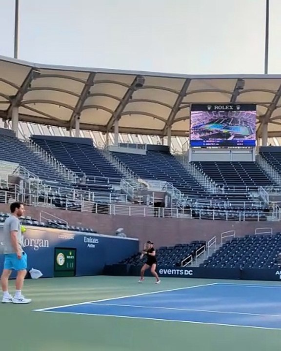 Emma Raducanu at the US Open