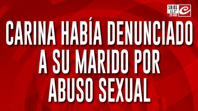 Carina había denunciado a su marido por abuso sexual: la mató de 9 puñaladas