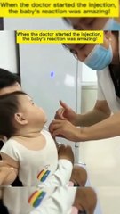 Cute Baby Videos || Cute baby injection for the first time