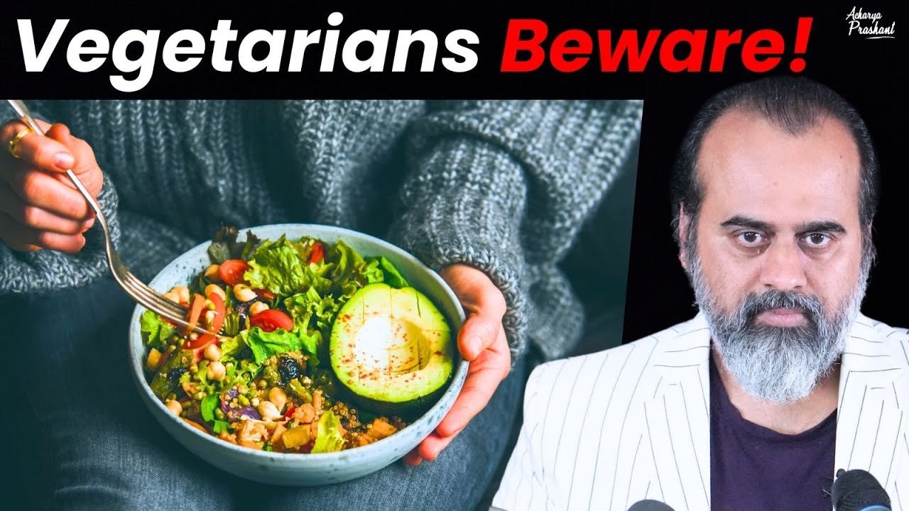 Vegetarians, Beware: Your Plate May Have Blood Stains || Acharya Prashant, on Veganism (2019)