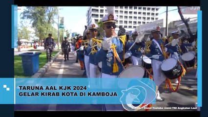 Taruna AAL KJK 2024 Gelar Kirab Kota Di Kamboja
